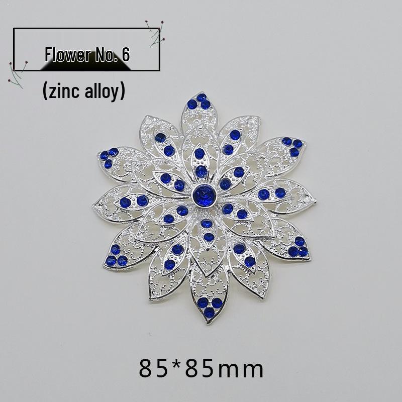 Luxury Gold Rhinestone Flower Pendant: DIY 3D Painting Frame