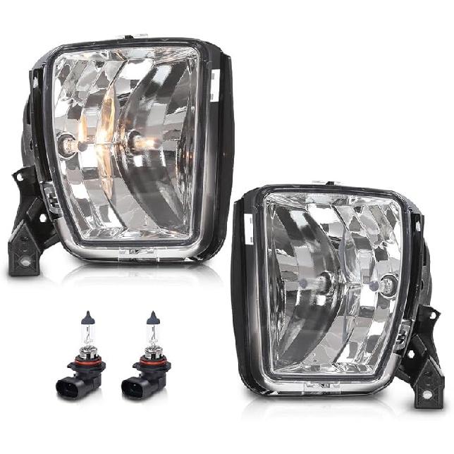 G-PLUS Front Bumper Fog Light W/Blubs Compatible With Ford Focus S SE ST Titanium 2015-2018/ Focus SEL 2017-2018 F1EZ15200A F1EZ15201A Driving Fog