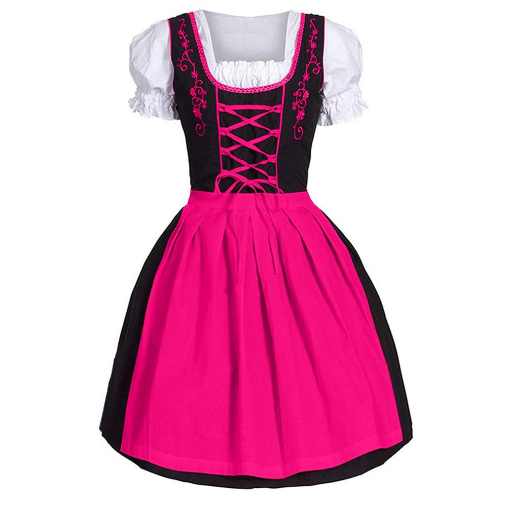 Beer Festival Costume, Women's Performance Costume, Square Neck Dress Square Neck Dress