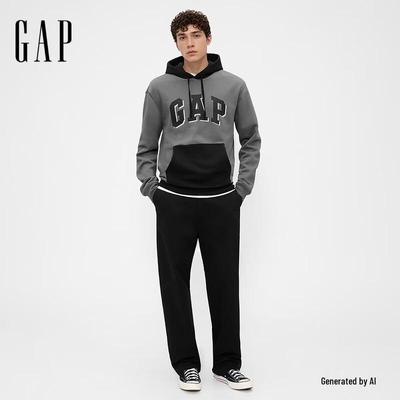 Gap Унисекс флисовая толстовка с логотипом