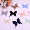 20pcs 5CM Organza Fabric Butterfly Appliques DIY Sewing Craft Decoration  Garment Design Materials