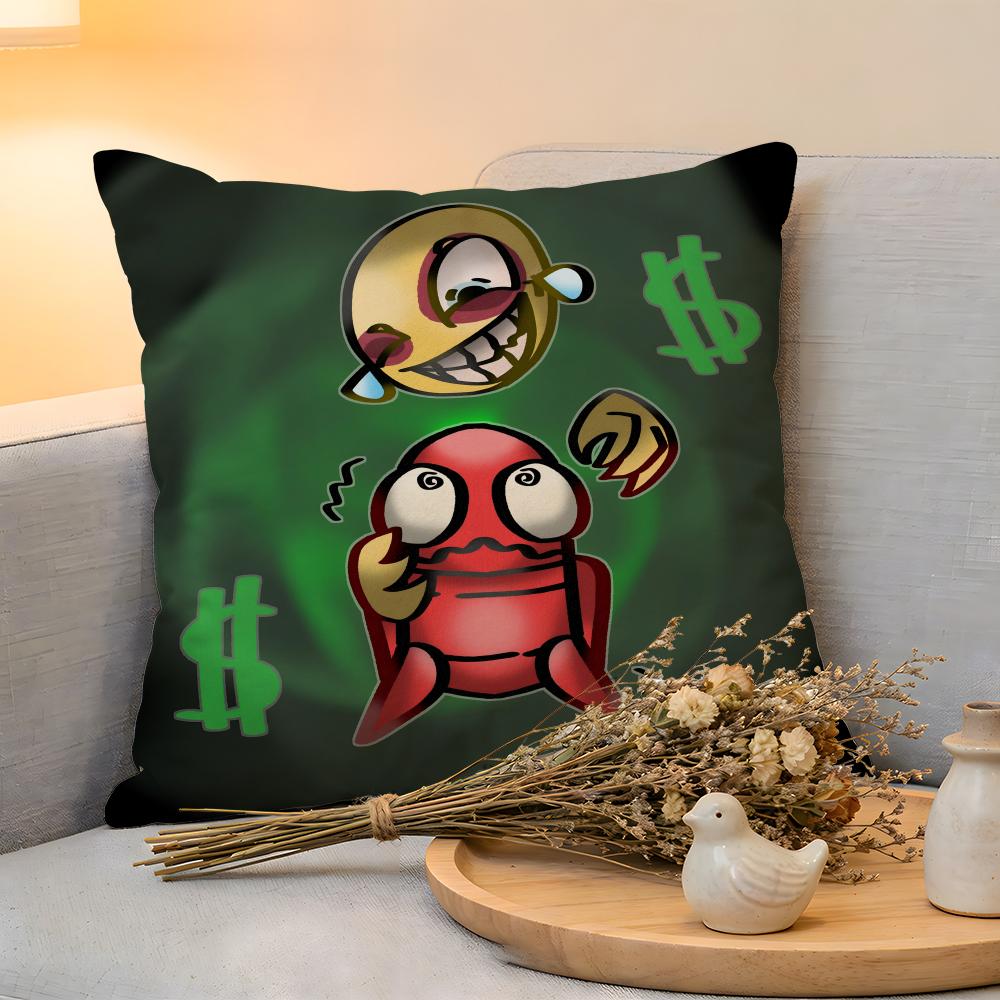 Cushion Cover Linen SkinFriendly Soft Decorative Case For Sofa Home Decor Horrible Games RREPOS Pillow cover