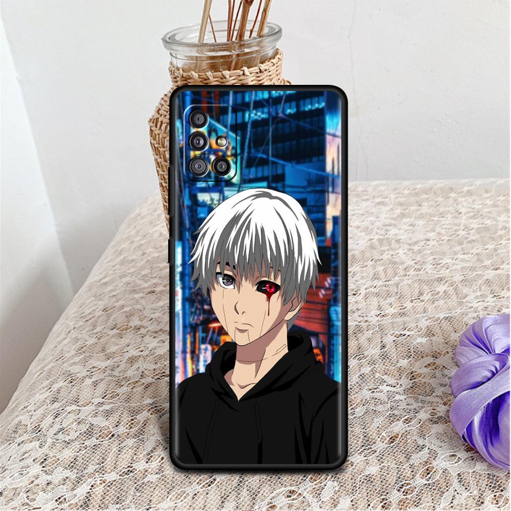 Чехол для Samsung Galaxy A52 A12 A51 A32 A71 A21s A22 A11 A02s A03 A23 A13 A53 A41 A31 A72, мягкий чехол для телефона в стиле аниме Tokyo Ghoul Sac