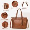 Business Tote Large Recruit A4 Job Hunting PC Commuting Free Shoulder Business Back Brown [NUBILY] Bag, Women's Bag, Capacity, Bag, Compatible, Bag,