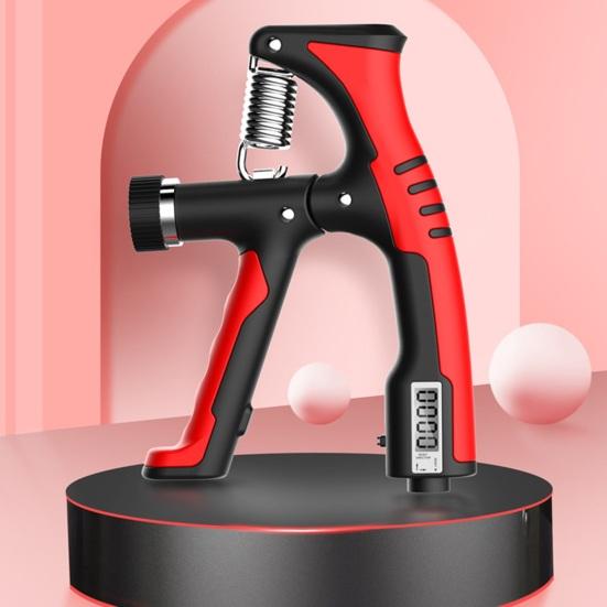 Тренажер силы хвата со счетчиком 10-100 кг Регулируемый цифровой дисплей Счетный тренажер для мужчин и женщин для предплечий Усилитель силы для ручного захвата