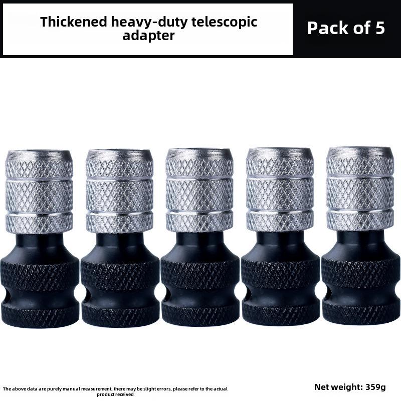 Шестигранный адаптер для электрического ключа 1/2" на 1/4" Пневматическая телескопическая втулка