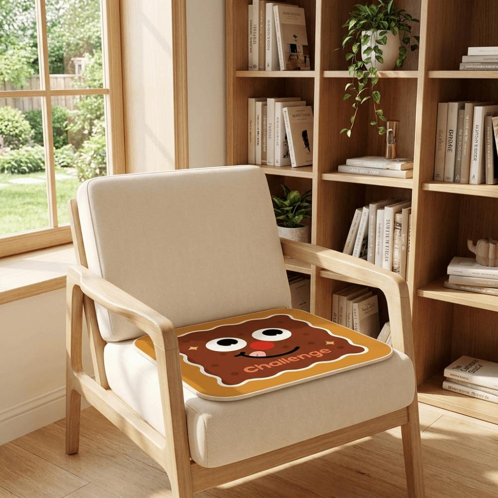 Breathable Cartoon Chair Cushion Non-slip Cooling Cushion Sofa Mat Student Chair Mat Home Use