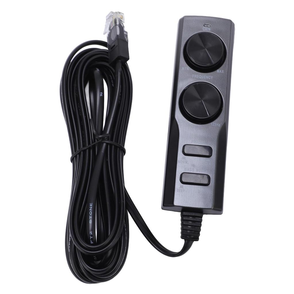 Sxhlseller TS WX130DA Slim Subwoofer Car Speaker Wire Control - Phase Switch, ABS Material, Level Controller with Customizable Sound Settings