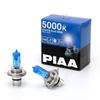 PIAA Halogen Bulb for Headlamp/Fog Lamp H4 5000K Strass Blue Vehicle Inspection Compatible 2 Pieces 12V 60/55W (130/120W Equivalent) Comes with 1 Year