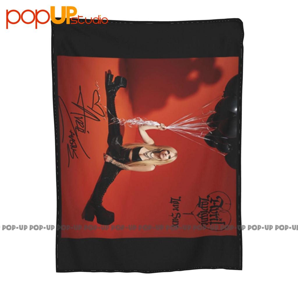 Avril Lavigne Love Sux Album Cover Signed Ultra-Soft Blanket Quilt Winter Sofa Cover Bed Covers