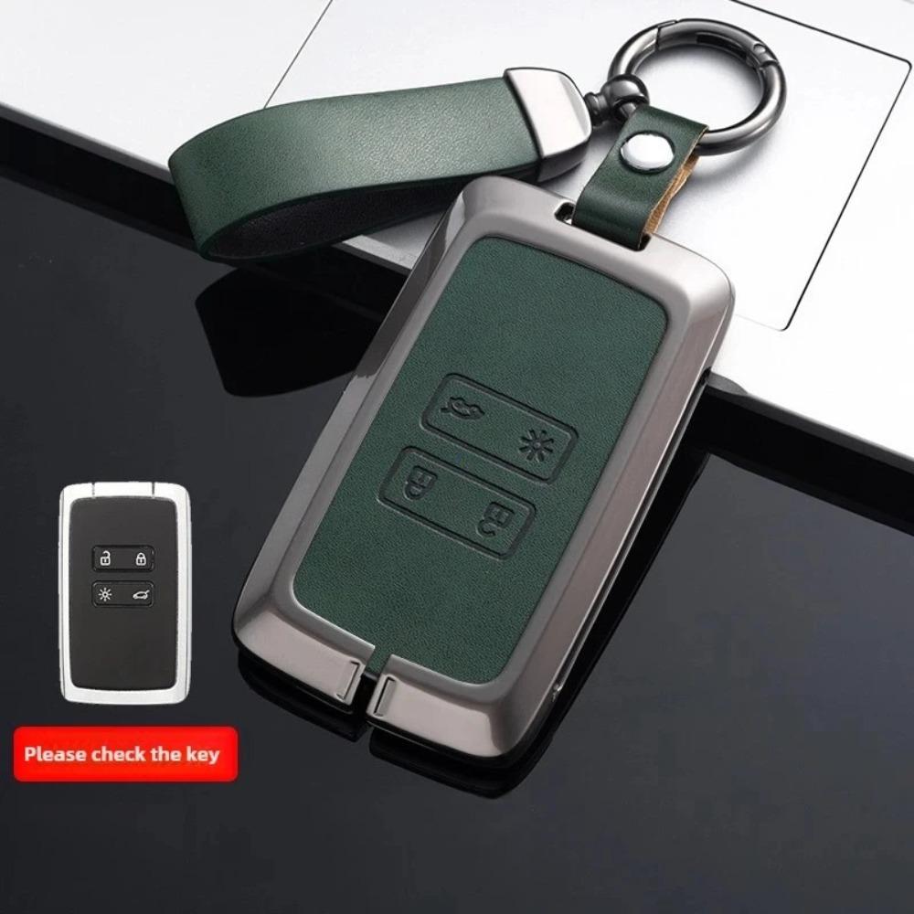 Кожаный чехол для ключа автомобиля для Renault Austral Kadjar Clio Megane Captur Arrana Kolaos Zoe Scenic Dacia Sandero Duster Logan Jogger