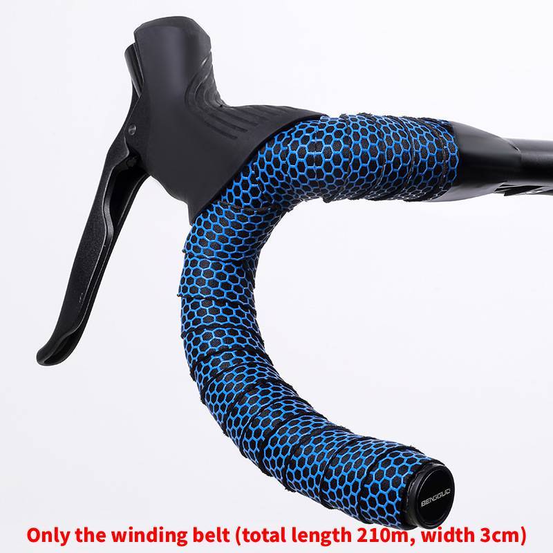 Bicycle Handlebar Wrap With Honeycomb Pattern Breathable Nonslip Pu Eva For Cycling Enthusiasts