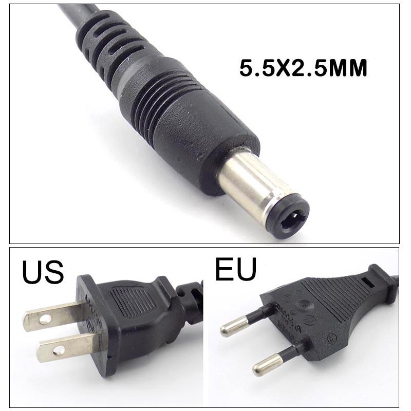 3V-12V 2A Power Supply Adjustable AC 100V-240V To DC 12V Power Adapter Universal For CCTV Camera LED Strip Light Router
