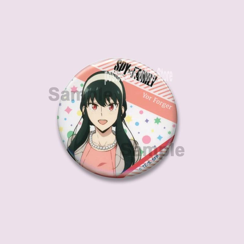 Anime SPY×FAMILY Yor Forger Brooches Cartoon Character Cosplay Badges Manga Role Soft Buttons Lapel Pins Hat Backpack Ornaments