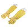 Leather Beekeeping Gloves Goatskin Breathable Mesh Beekeeper Gloves Durable Reusable Ventilated Gloves Professional Use