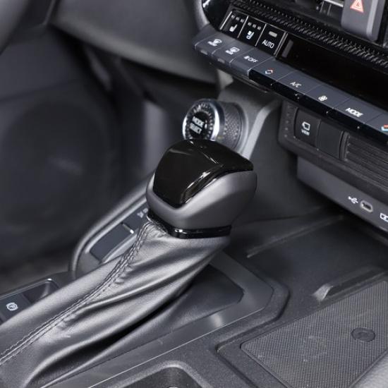 Glossy Black Center Gear Shift Knob Trim Cover For Toyota Land Cruiser LC250 24+