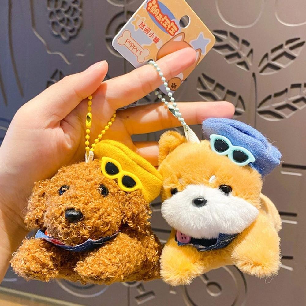 Cartoon Dog Doll Pendant Stuffed Dog Plush Pendant Dog Plush Toy Keychain Home Decor