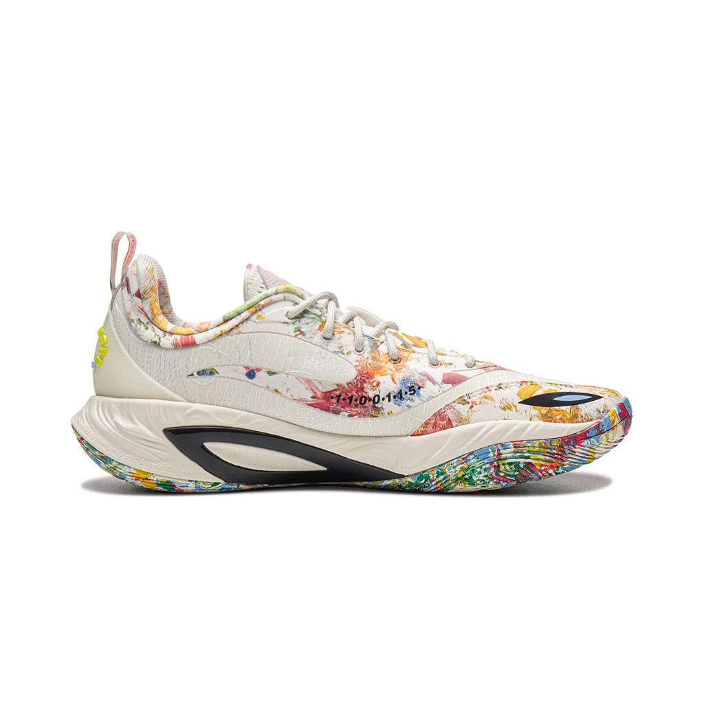 Li Ning DLO2 Амортизация Нескользящий Упругий Хват Низкие Баскетбольные Кроссовки Мужские Цвет Слоновой Кости ABPW013-1