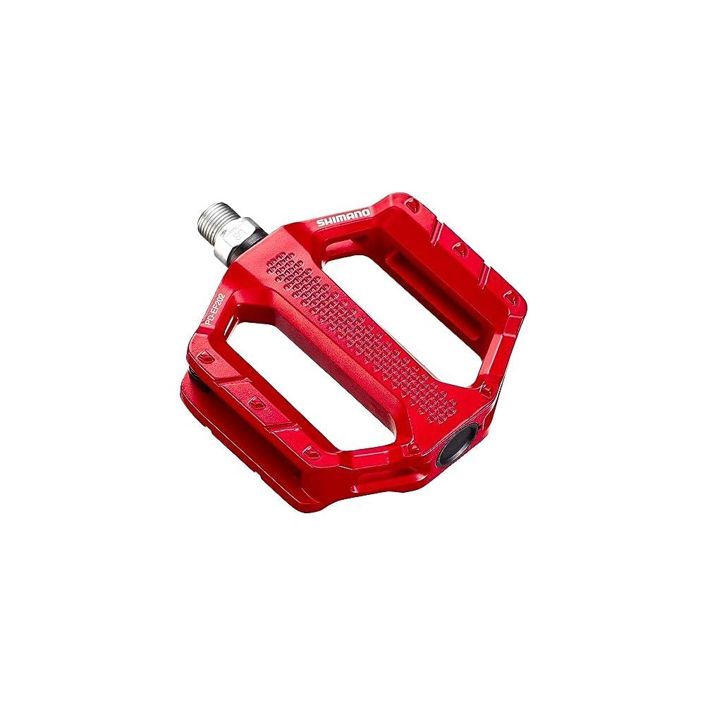 Shimano PD-EF202 Red Pedals with Adjustable Tension and Lightweight Design Cycling Accessories