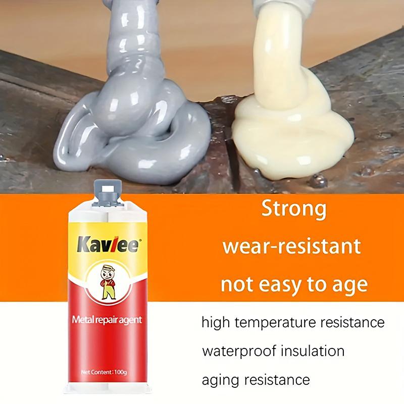 Ab Glue Metal Repair Gel Heat Resist Industrial Metal Repair Paste Glue Adhesive Weld Industrial Repair Agent All-Purpose Glue