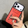 Чехол Case для iPhone 17 Air 16 Pro Max 15 Plus 11 13 Mini 14 12 Задняя крышка телефона Чехол-книга Джейн Остин