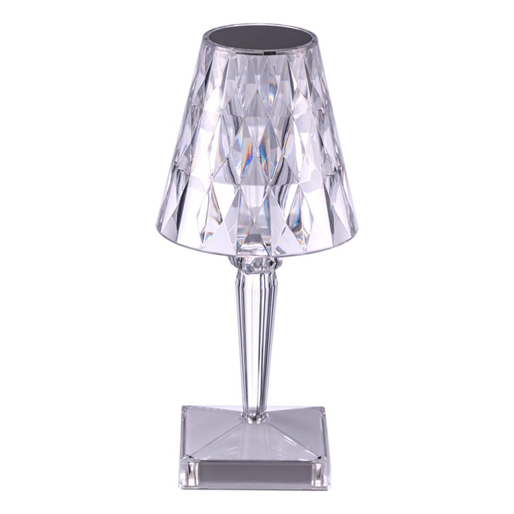 Crystal Table Lamp With Remote Control Led Night Light Luxurious Bedside Atmosphere Lamp USB Desk Lamp Candlelight Dinner Decor