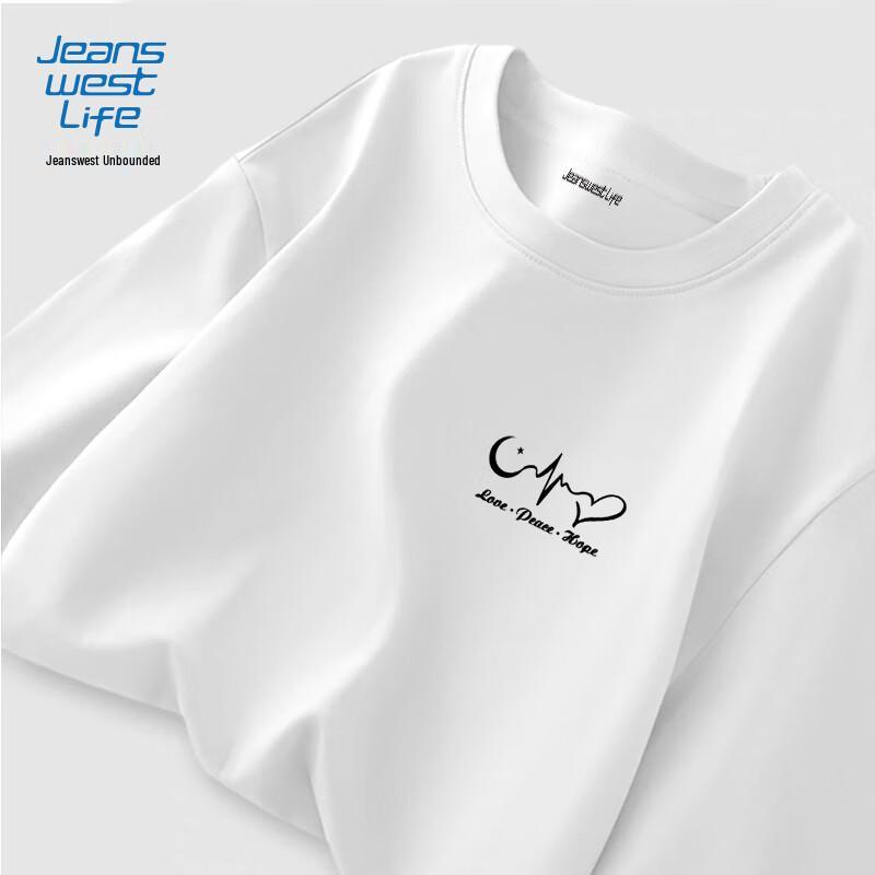 Мужская хлопковая футболка с длинным рукавом Jeanswest Life
