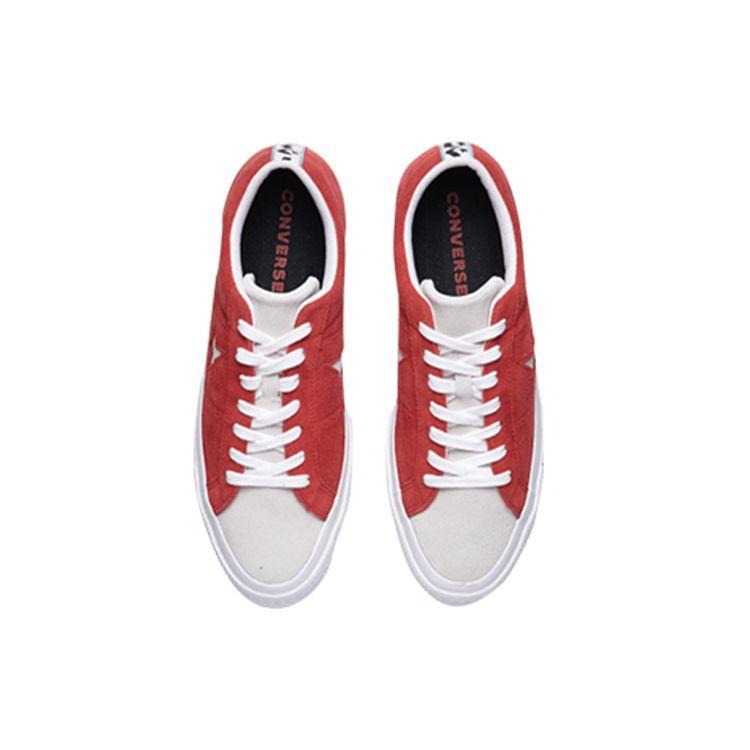 Converse Кеды One Star Fashion Casual с низким верхом из парусины, унисекс, красные 161549C
