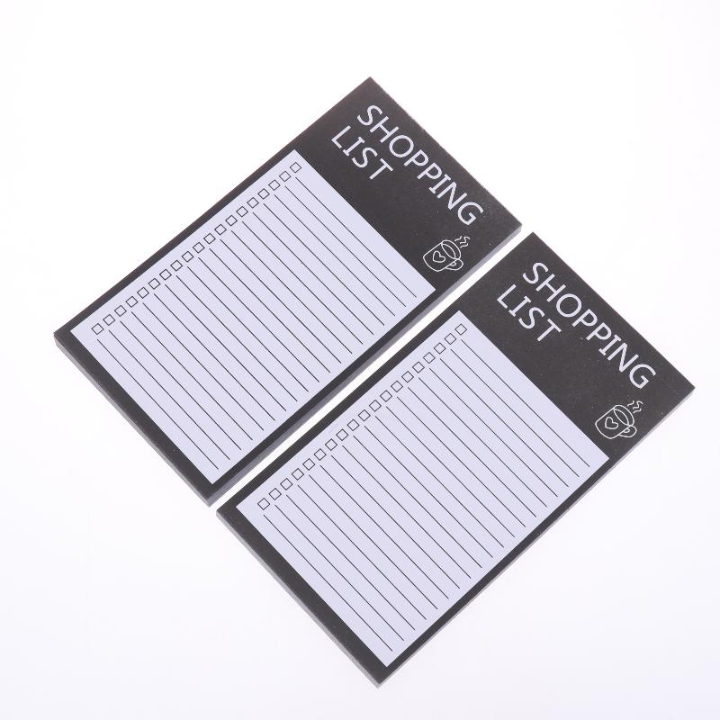 Магнитный блокнот для заметок Доска для сообщений на холодильник Портативный отрывной блокнот Планировщик заметок Список покупок Для дома офиса школы