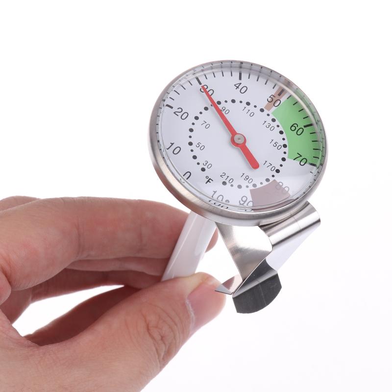 1 Piece Mechanical Probe Temperature Gage Dial F/C Kitchen Tools Food Liquid Milk Coffee Thermometer