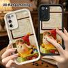 Phone case: 2D flat, suitable for Samsung Galaxy A34 A35 M05 M06 S20 S22 S21 FE Plus 5G protective case, phone decoration, cartoon little doll, perfec
