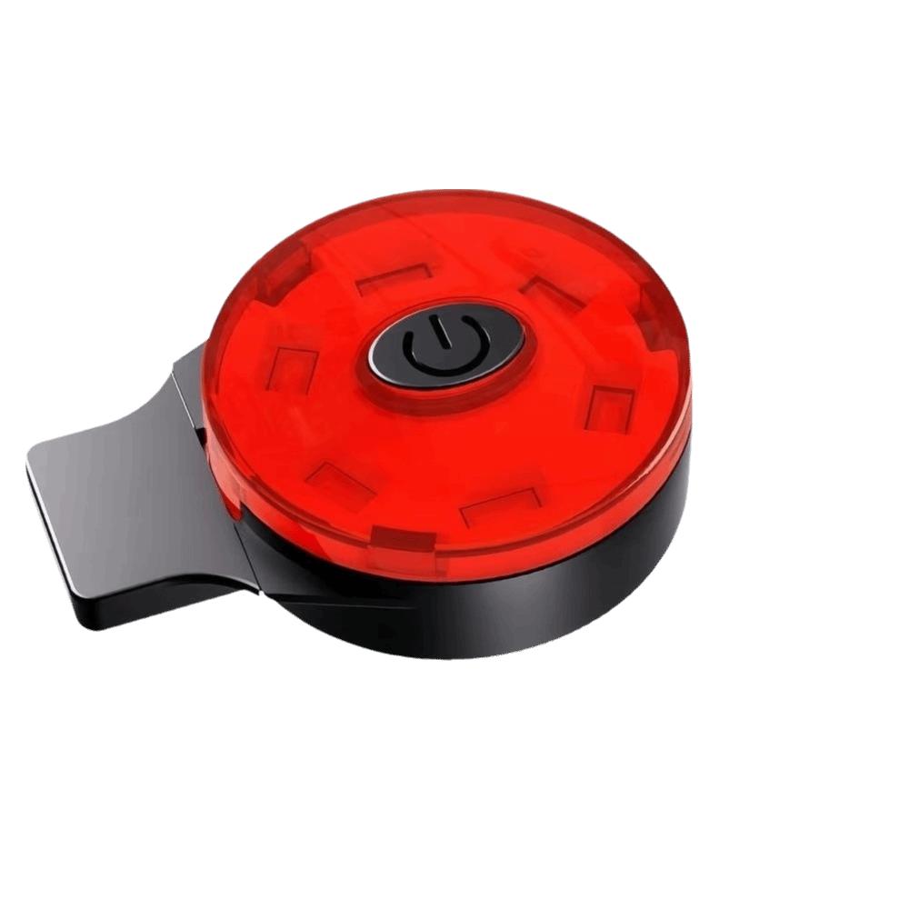 USB Rechargeable Motorcycle Helmet Tail Light Flashing Warning Cycling Rear Light