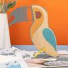 Battery Acrylic Night Light Wooden Animals Toucan Room Decoration Led Lamp