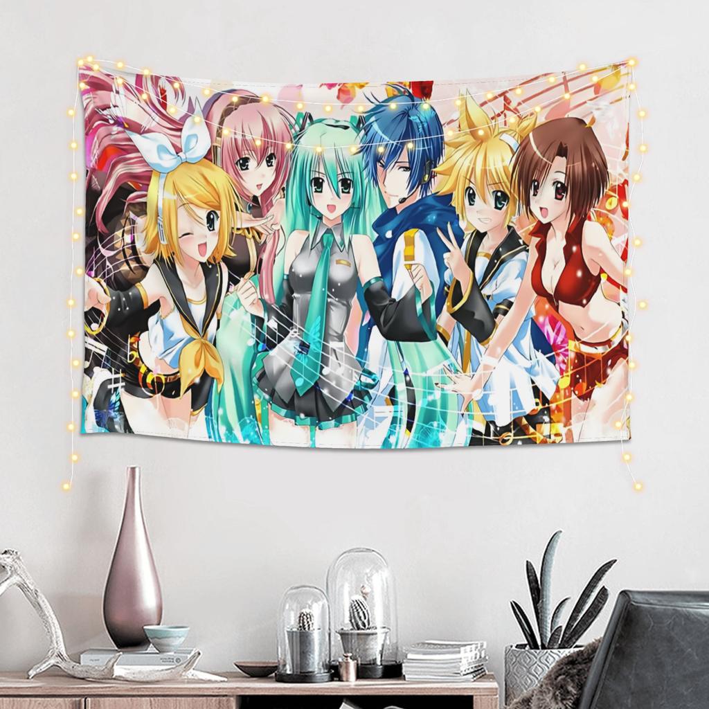 Hatsune Miku Cutecore Tapestry Room decoration Home Decoration Tapestry Decor Accessories Cute Room Decor