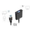 USB 3.0 to VGA 1080p Adapter, Black, 0.15m - LogiLink