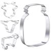 Cow Cutter Shiny Creative Sturdy Farmhouse Cookie Cutters Baking Supplies