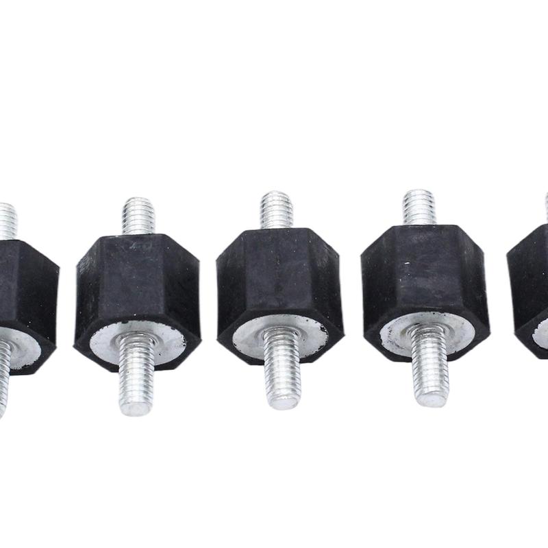 5x Pump Engine Cover, Rubber Mounts, 191201256 Anti Vibration, Isolator Mounts, for Golf MK2, for , Engine Panel Oil Coolers