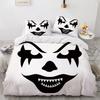 Black and White Grimace Duvet Cover Black Cartoon Dryad Ghost for Children Boys Gifts Bedroom Decoration Polyester Quilt Cover