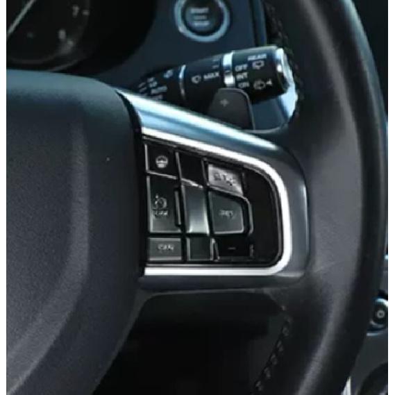 Черный Алюминиевый Руль Для LR Discovery Sport 2015- Наклейка на Кнопку Отделка