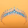Bridal Crown Tiara Alloy Hair Accessories Birthday Crystal Crown Queen High End Atmosphere Headband