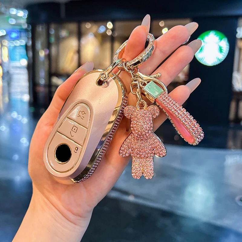 For Mercedes Benz keycase C E A B S Class GLE GLA GLB GLC GLS AMG Car key bag exquisite durable car accessories Car Key Case