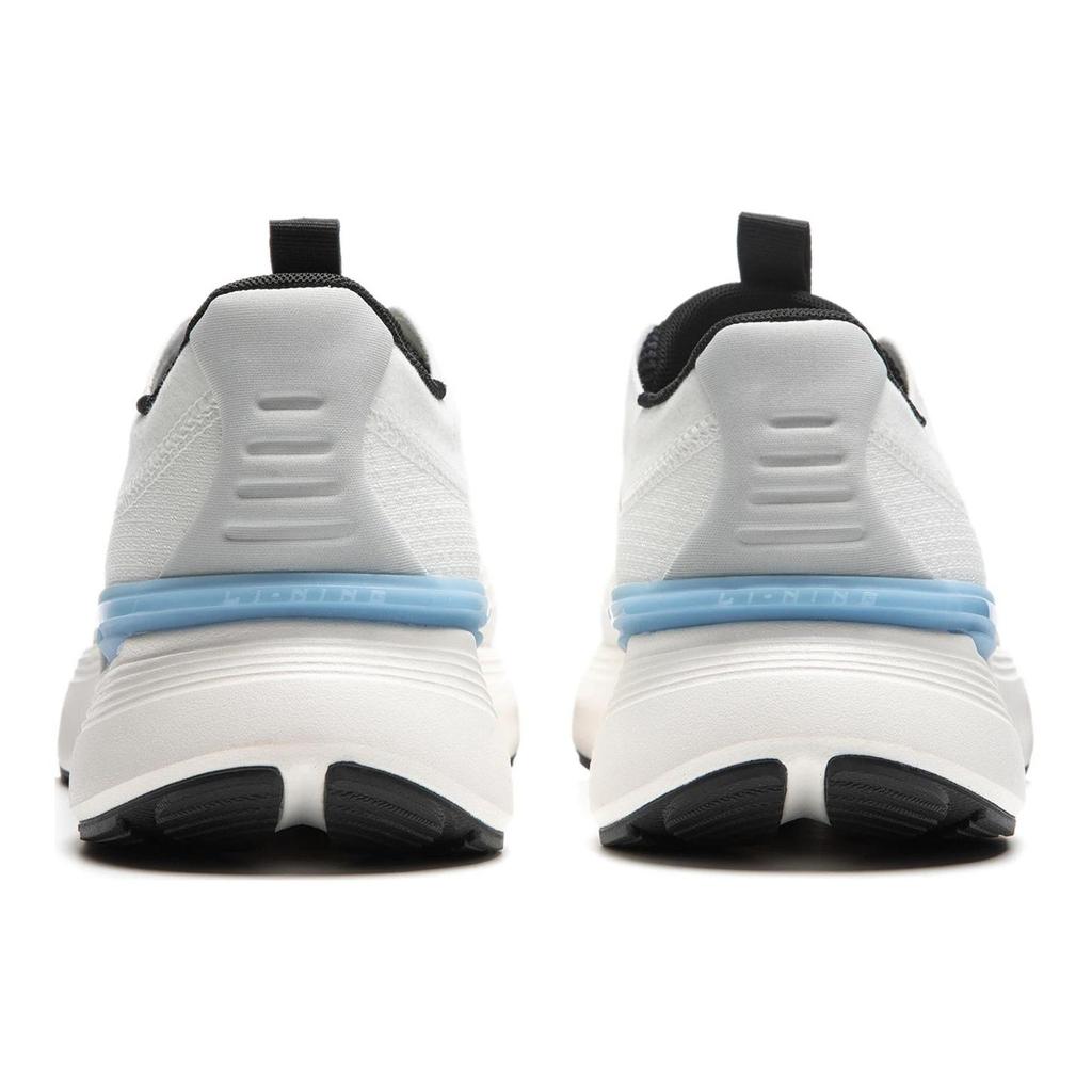 Li Ning Light Shadow Element Reflective Support Non-Slip Wear-Resistant Low-Top Casual Running Shoes Men Sneakers White Blue ARHU027-2