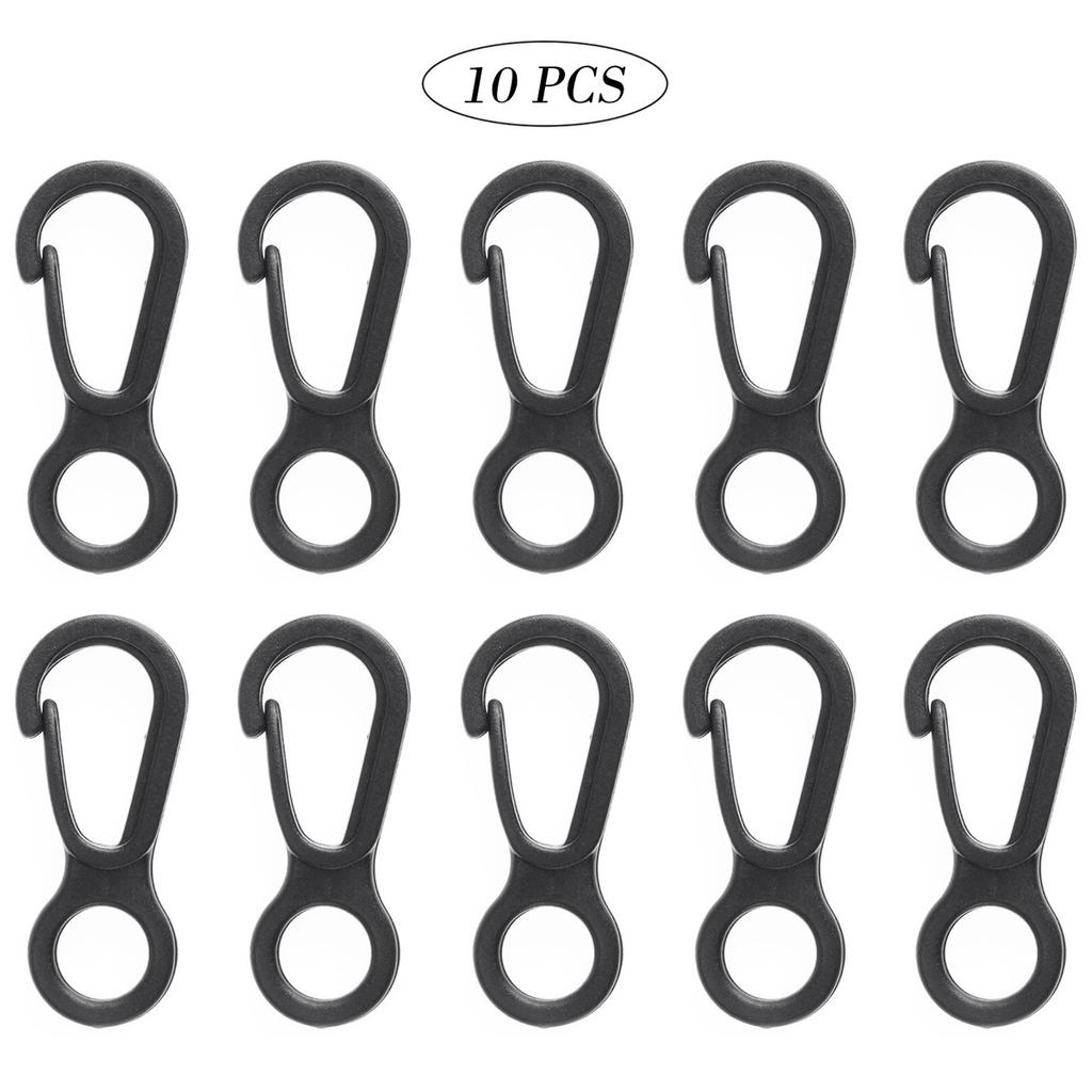 10/50/100 шт. нейлоновые пластиковые маленькие крючки для флагштока с прочными пряжками для рюкзака