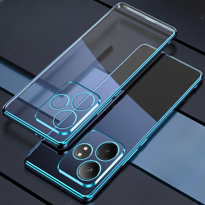 Для OPPO Realme GT Neo6 SE 6 6T гальванический чехол для телефона объектив все включено силиконовый мягкий чехол