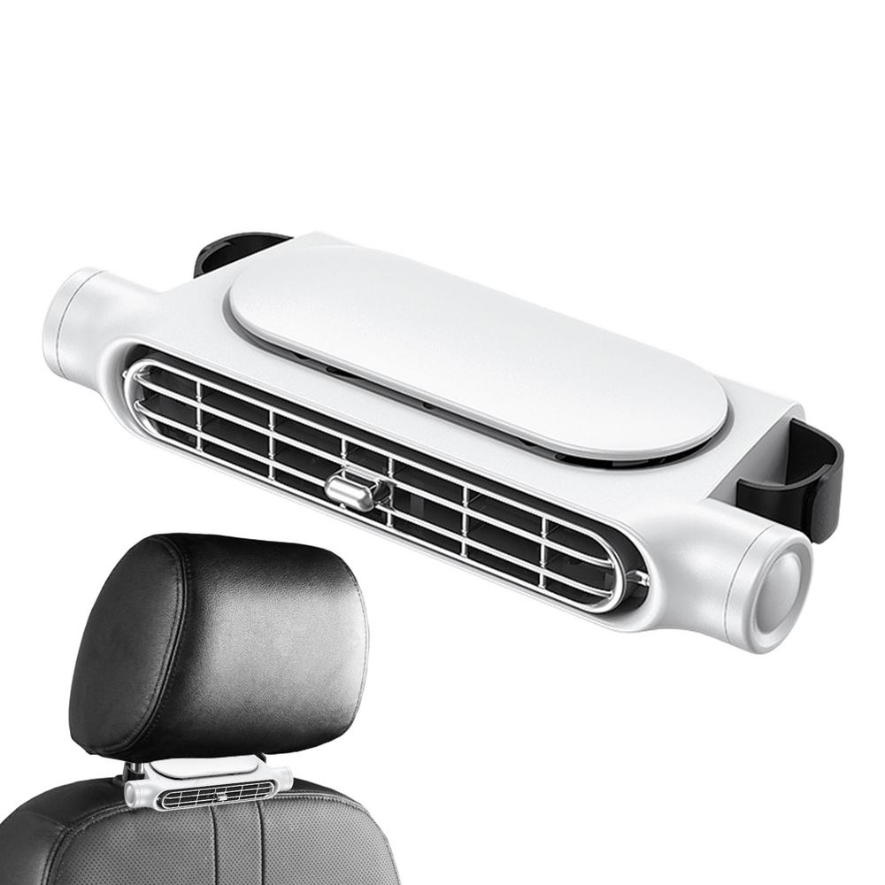 Portable Fan For Car 3 Wind Speed Car Headrest Fan Car Seat Cooling Fan Powerful Cooling Car Fans Backseat Car Fan For Most