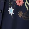 ZANZEA Женские свободные рубашки с отложным воротником и коротким рукавом с цветочным принтом