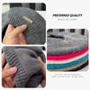 Rabbit Hair Beret Hat for Women Autumn Winter Korean Gray Painter Hats Retro Iron Logo Yarn Bud Caps