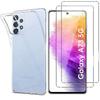 Case for Samsung Galaxy A73 5G and 2 Tempered Glass Screen Protector Phonillico®