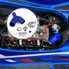 Для Yamaha FZR FZS SVHO SHO FX GP1800 Синий Комплект клапана сброса давления 50 мм Алюминиевый сплав BOV Перепускной клапан