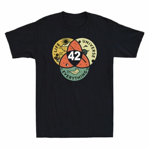42 The Answer To Life The Universe And Everything Vintage Men's Cotton T-Shirt